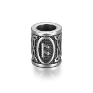 Ansuz Rune Steel Bead