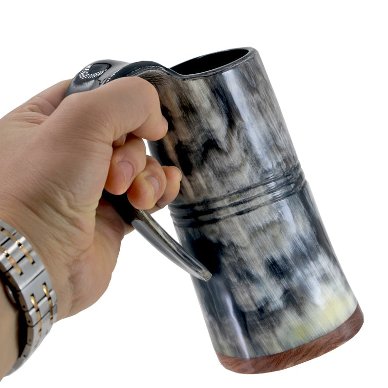 Ox Horn Beer Tankard 3 Ox Horn Beer Tankard - Image 3