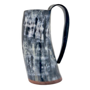 Large Ox Horn Beer Tankard