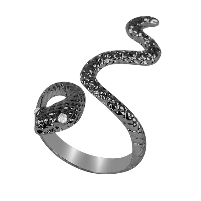 Adjustable Gold-Tone Serpent Ring 2 Adjustable Gold-Tone Serpent Ring - Image 2