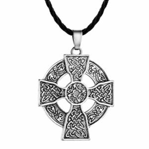 Antique Bronze Celtic Cross Necklace
