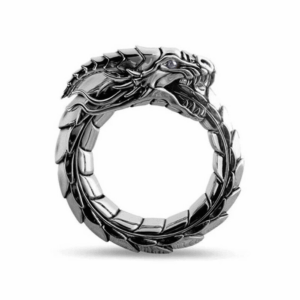 Ouroboros Ring (Steel)