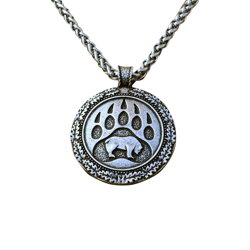 Bear Paw Viking Necklace 1 Bear Paw Viking Necklace