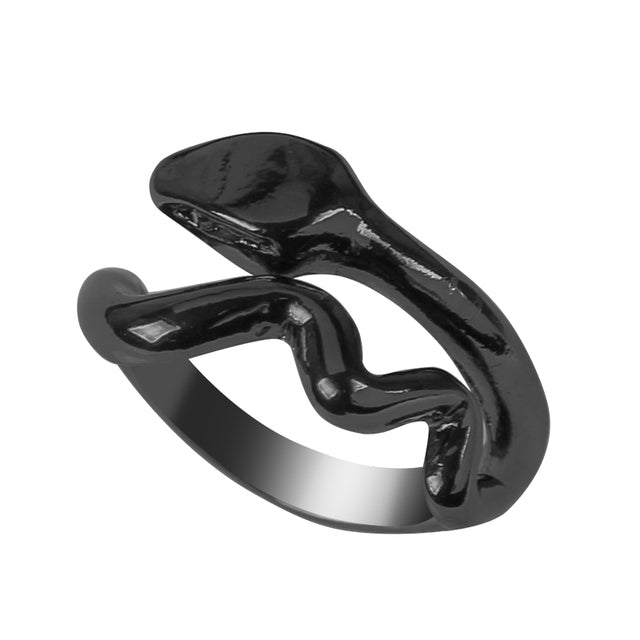 Black and Silver Serpent Ring 1 Black and Silver Serpent Ring