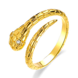 Bronze Serpent Ring