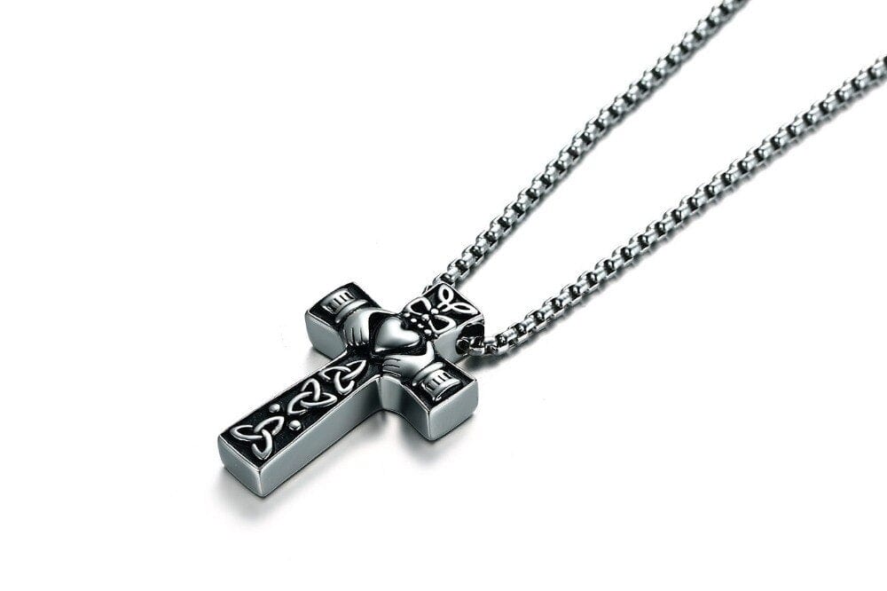 Celtic Cross and Triquetra Necklace 2 Celtic Cross and Triquetra Necklace - Image 2