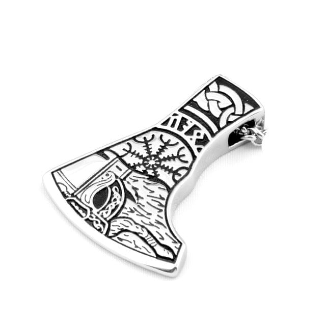 Engraved Axe Viking Necklace 2 Engraved Axe Viking Necklace - Image 2