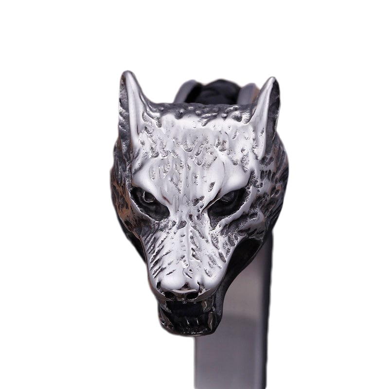 Fenrir Wolf Bracelet in Stainless Steel 3 Fenrir Wolf Bracelet in Stainless Steel - Image 3