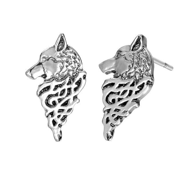 Fenrir Wolf Earrings 1 Fenrir Wolf Earrings