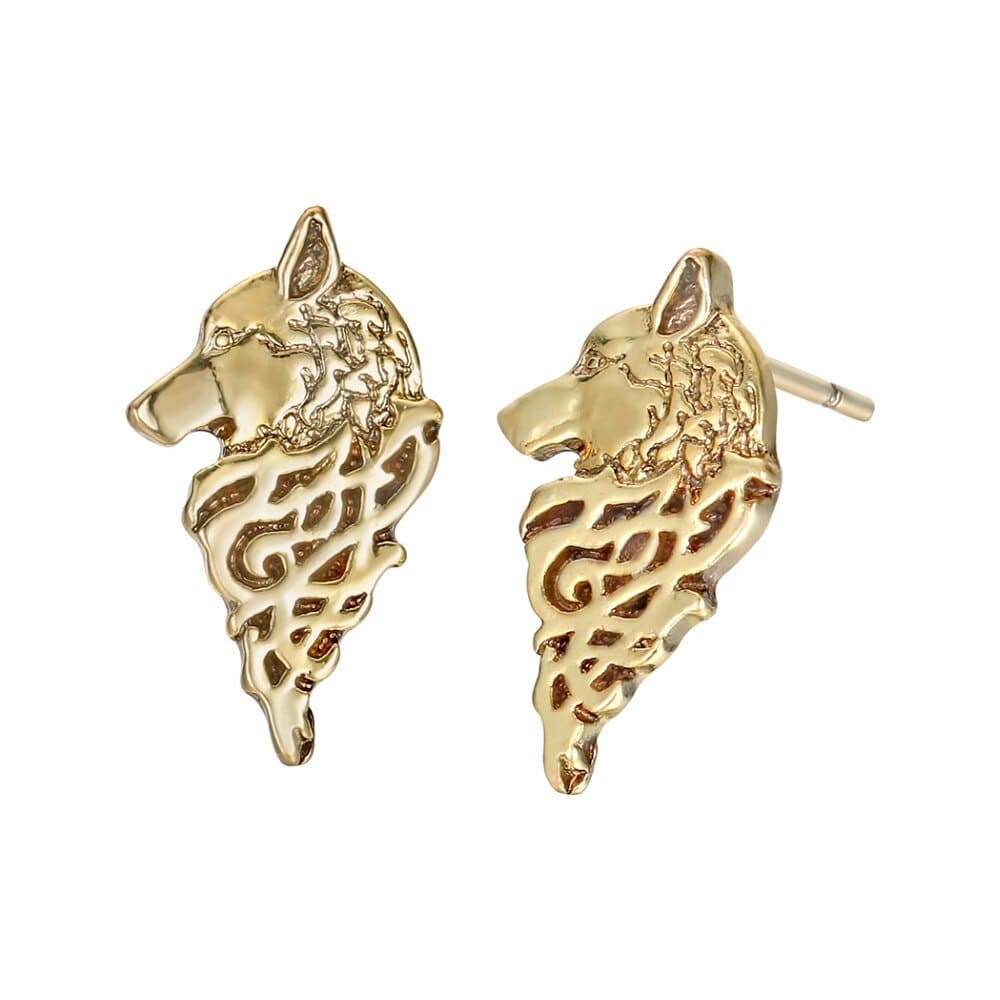 Fenrir Wolf Earrings 2 Fenrir Wolf Earrings - Image 2