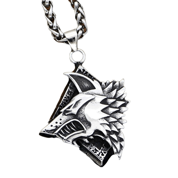 Fenrir Wolf Heritage Necklace 1 Fenrir Wolf Heritage Necklace