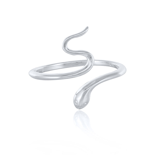 Fine Serpent Ring in 925 Silver 1 Fine Serpent Ring in 925 Silver