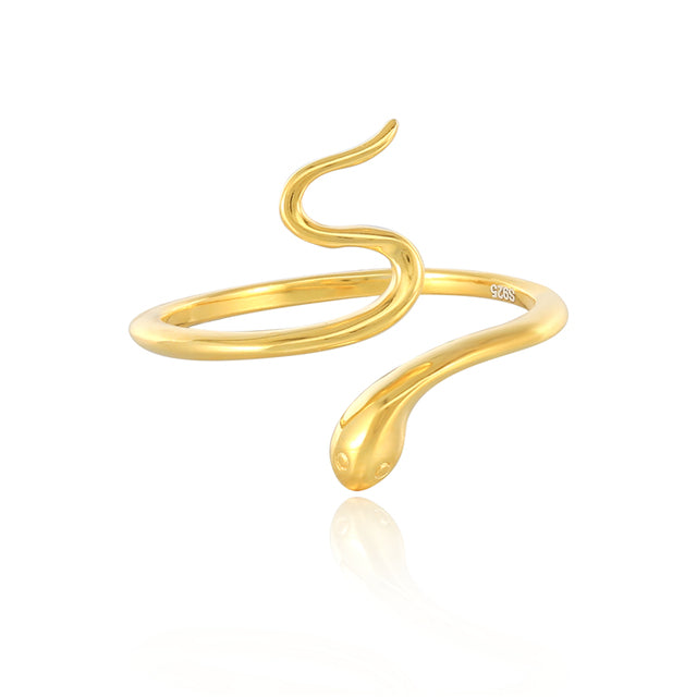 Fine Serpent Ring in 925 Silver 2 Fine Serpent Ring in 925 Silver - Image 2