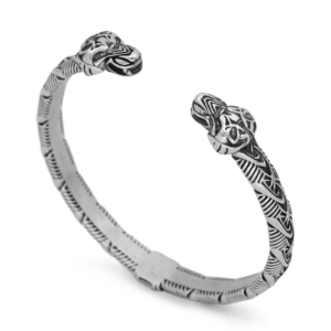 Geri and Freki Wolf Bracelet
