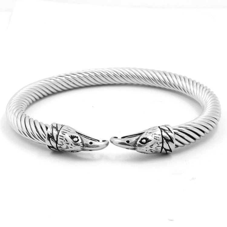 Hugin and Munin Raven Bracelet 1 Hugin and Munin Raven Bracelet