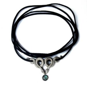 Jormungand Serpent Choker Necklace