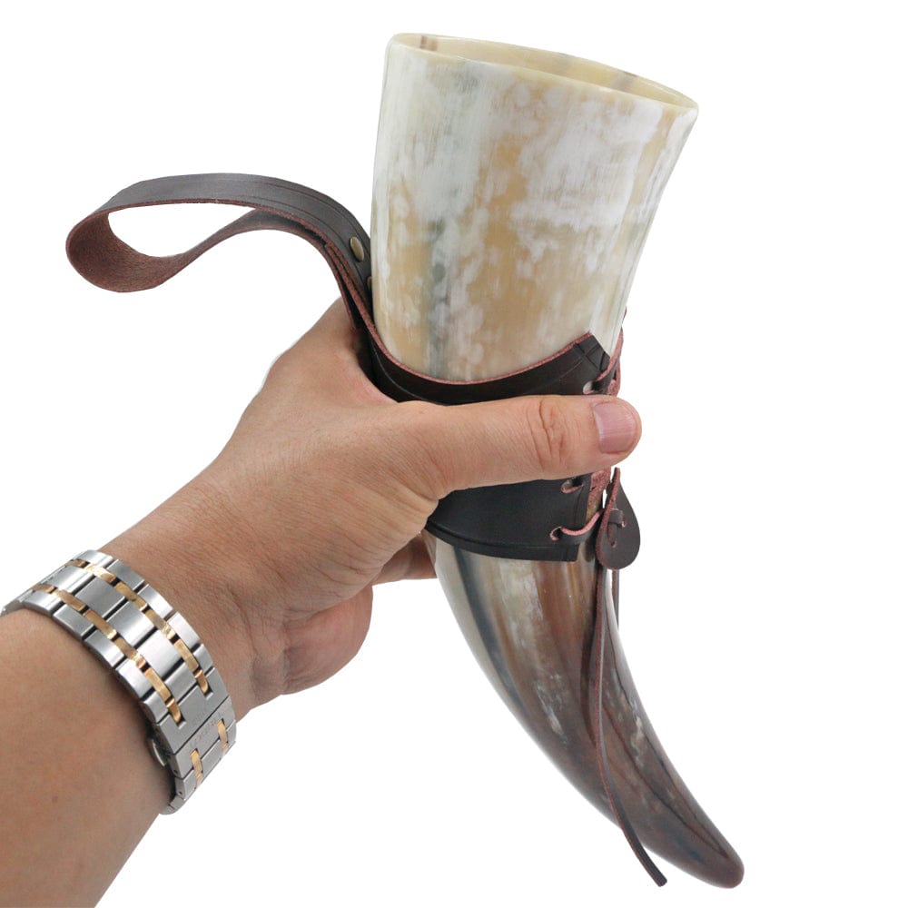 Large Clear Viking Drinking Horn 2 Large Clear Viking Drinking Horn - Image 2