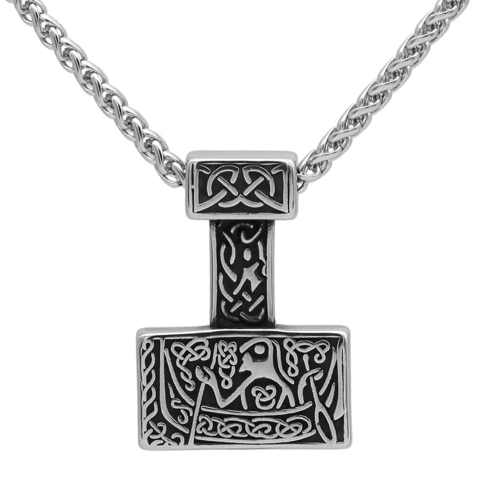 Mjolnir Pendant in Certified Steel 1 Mjolnir Pendant in Certified Steel