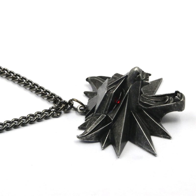Piercing Gaze Wolf Head Necklace 2 Piercing Gaze Wolf Head Necklace - Image 2