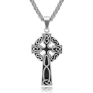 Large Celtic Cross Viking Necklace