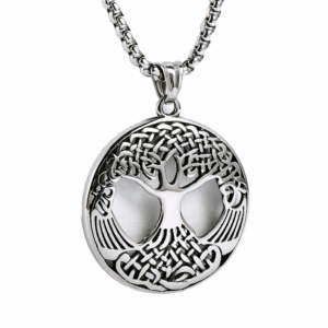 Tree of Life Pendant - Yggdrasil in Stainless Steel