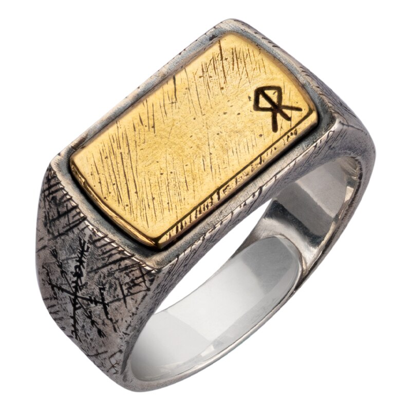 Runic Viking Ring in 925 Silver 1 Runic Viking Ring in 925 Silver