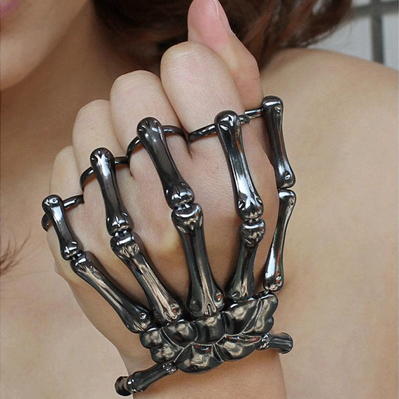 Skeleton Hand Viking Bracelet 3 Skeleton Hand Viking Bracelet - Image 3