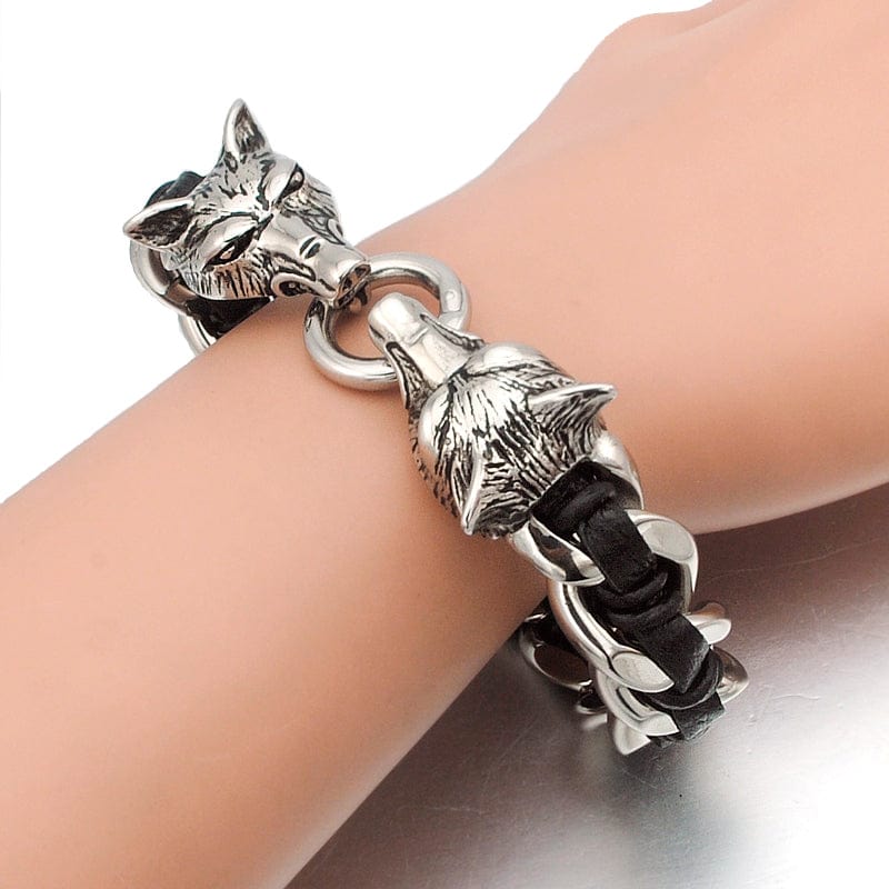 Skoll Wolf Viking Bracelet 5 Skoll Wolf Viking Bracelet - Image 5