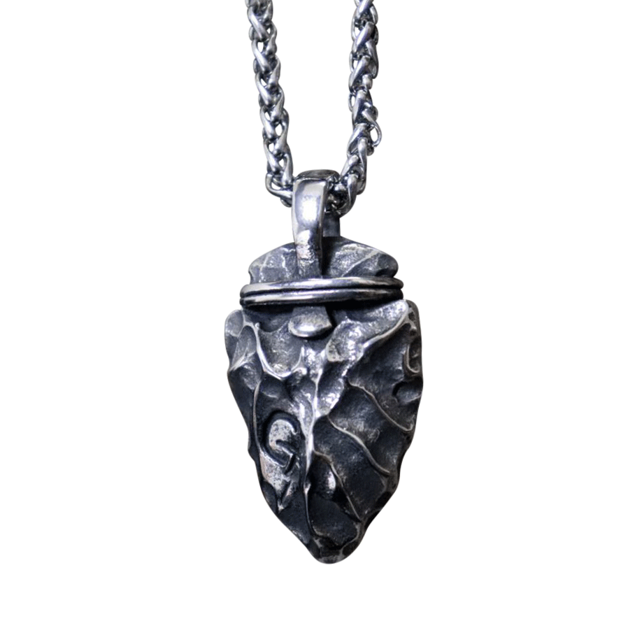 Titanium Arrowhead Viking Necklace 2 Titanium Arrowhead Viking Necklace - Image 2