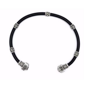 Tiwaz and Sigel Rune Torque Necklace