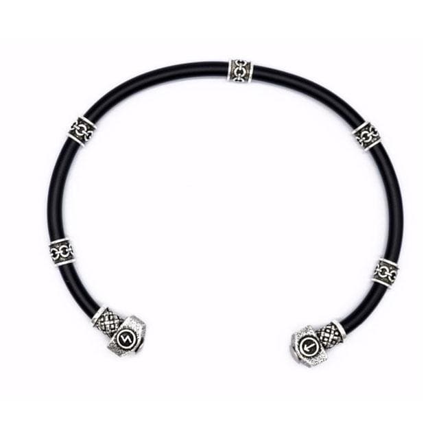 Tiwaz and Sigel Rune Torque Necklace 1 Tiwaz and Sigel Rune Torque Necklace
