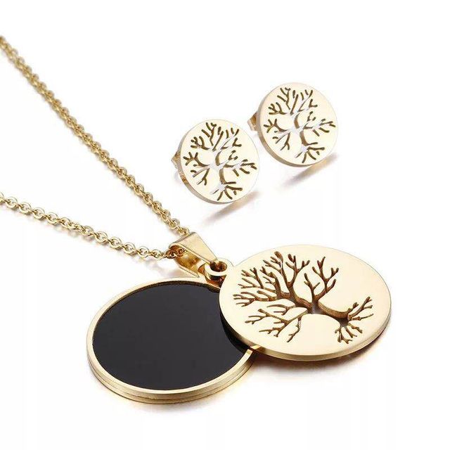 Tree of Life Necklace and Earrings Set 1 Tree of Life Necklace and Earrings Set
