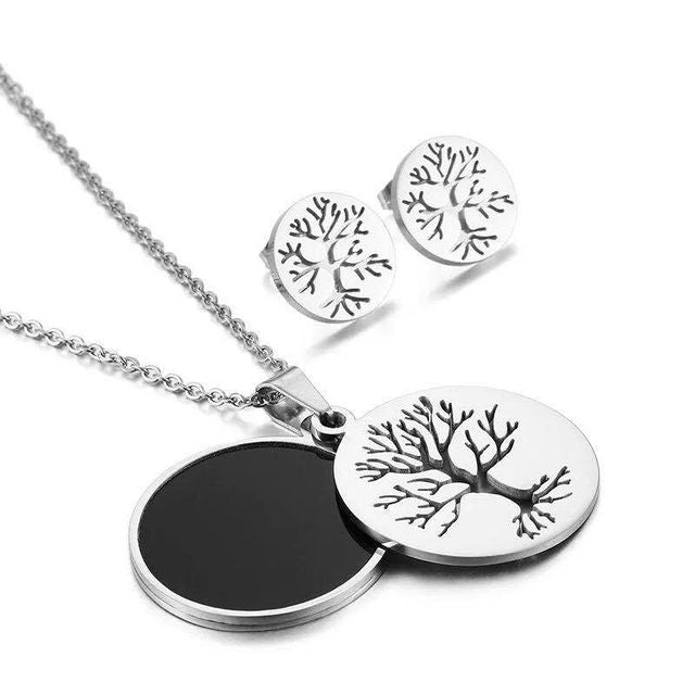 Tree of Life Necklace and Earrings Set 2 Tree of Life Necklace and Earrings Set - Image 2