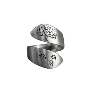 Twisted Tree of Life Ring