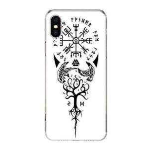 Vegvisir and Yggdrasil Phone Case