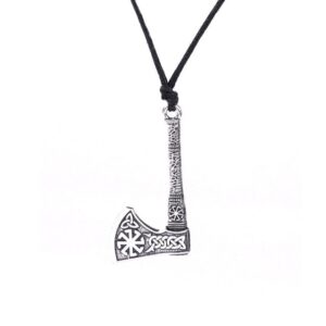 Viking Axe Pendant Necklace