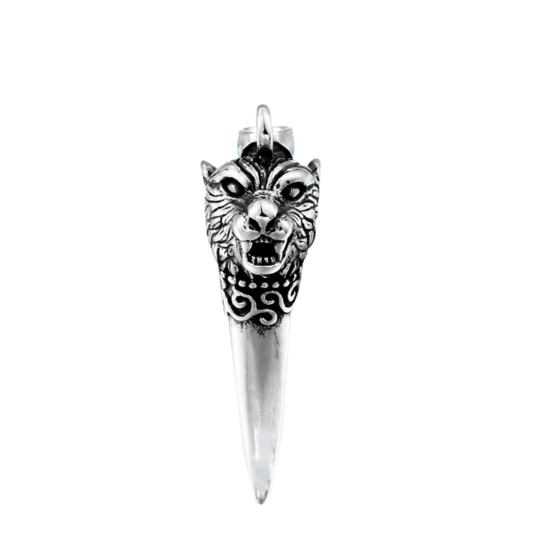 Wolf Tooth Pendant Necklace 2 Wolf Tooth Pendant Necklace - Image 2