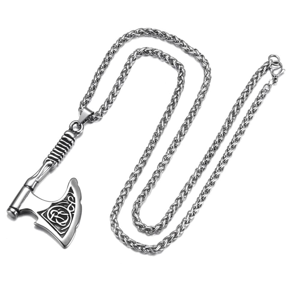 Viking Axe Stainless Steel - Authentic Viking Pendant 2 Viking Axe Stainless Steel - Authentic Viking Pendant - Image 2