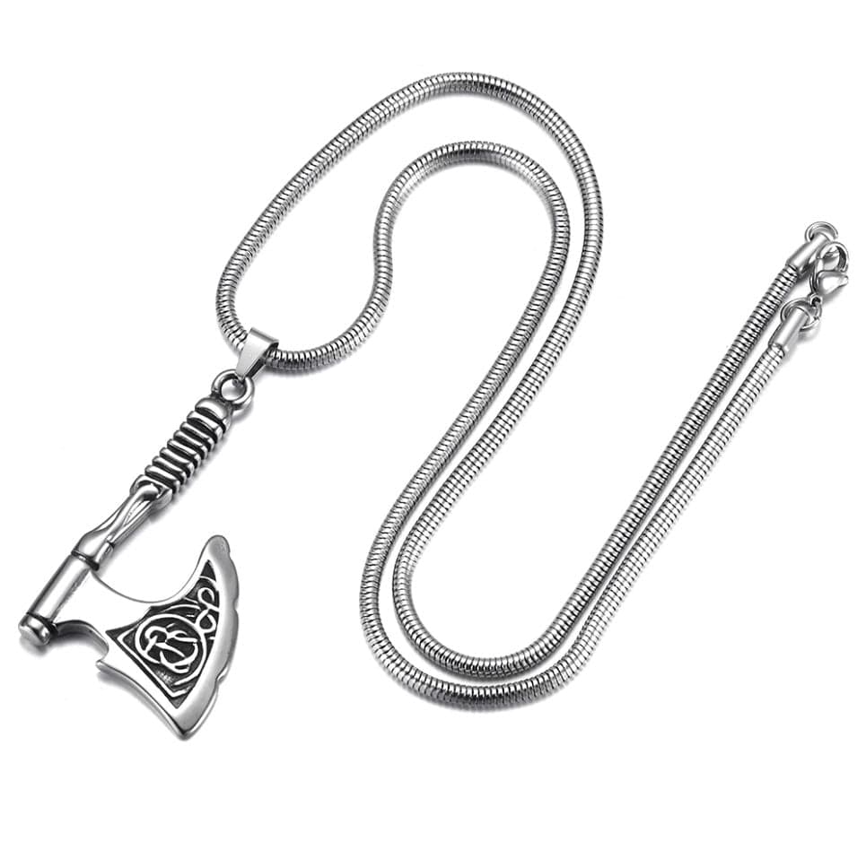 Viking Axe Stainless Steel - Authentic Viking Pendant 3 Viking Axe Stainless Steel - Authentic Viking Pendant - Image 3