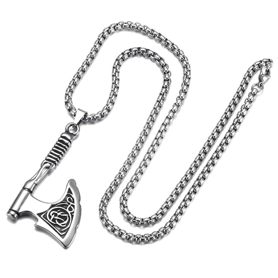 Viking Axe Stainless Steel - Authentic Viking Pendant 4 Viking Axe Stainless Steel - Authentic Viking Pendant - Image 4