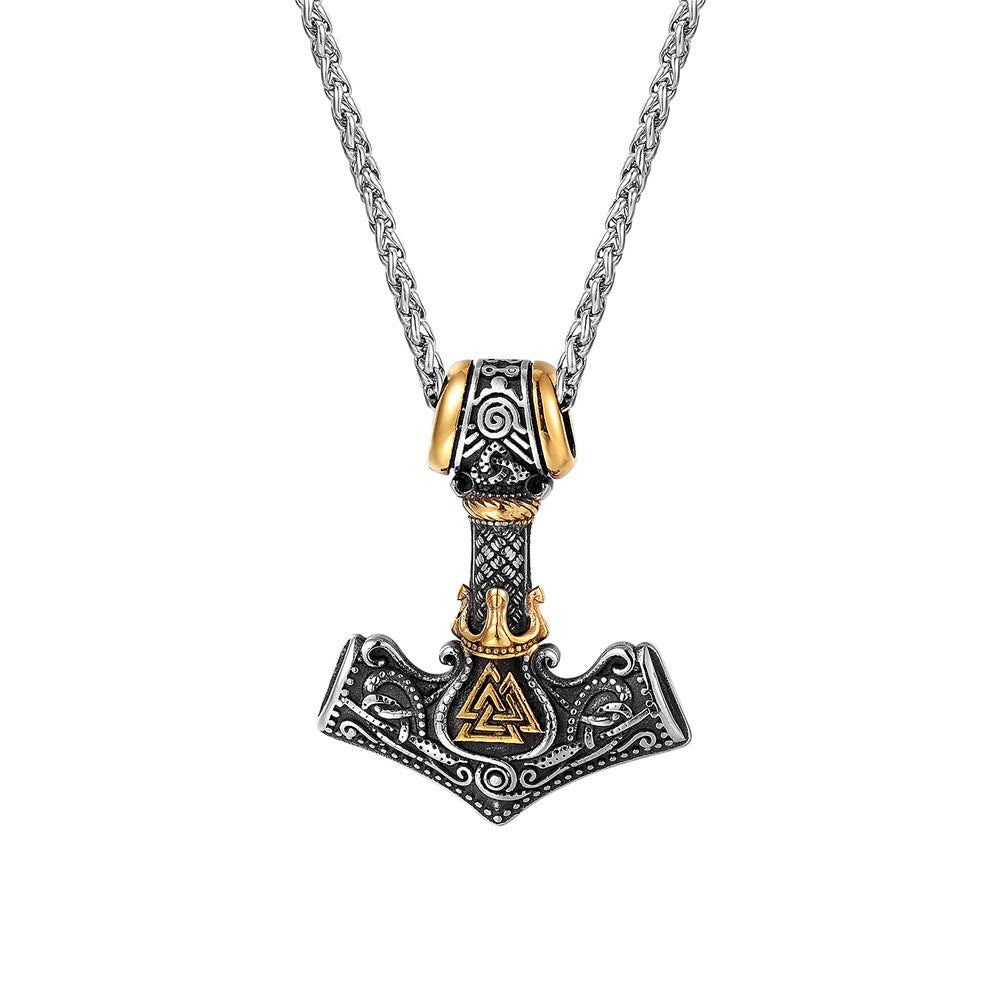 Mjölnir Stainless Steel - Elegance Viking Power Necklace 1 Mjölnir Stainless Steel - Elegance Viking Power Necklace