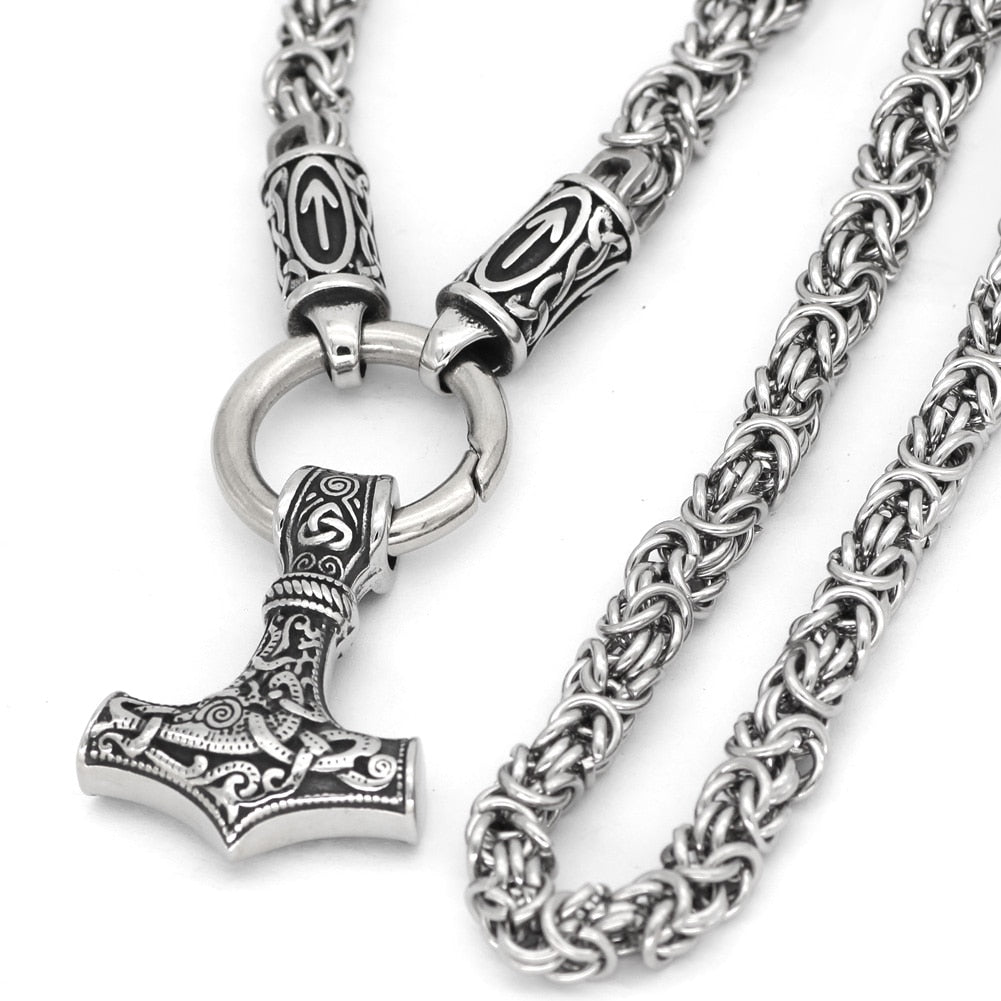 Mjolnir Thor Stainless Steel - Magic Age Viking Pendant 1 Mjolnir Thor Stainless Steel - Magic Age Viking Pendant
