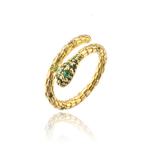 Serpent Zircon Elegant Ring 2 Serpent Zircon Elegant Ring - Image 2