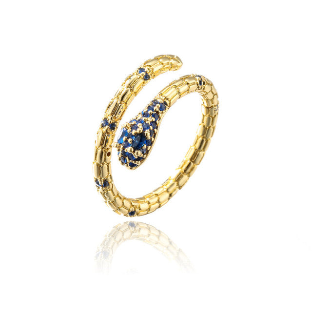 Serpent Zircon Elegant Ring 3 Serpent Zircon Elegant Ring - Image 3