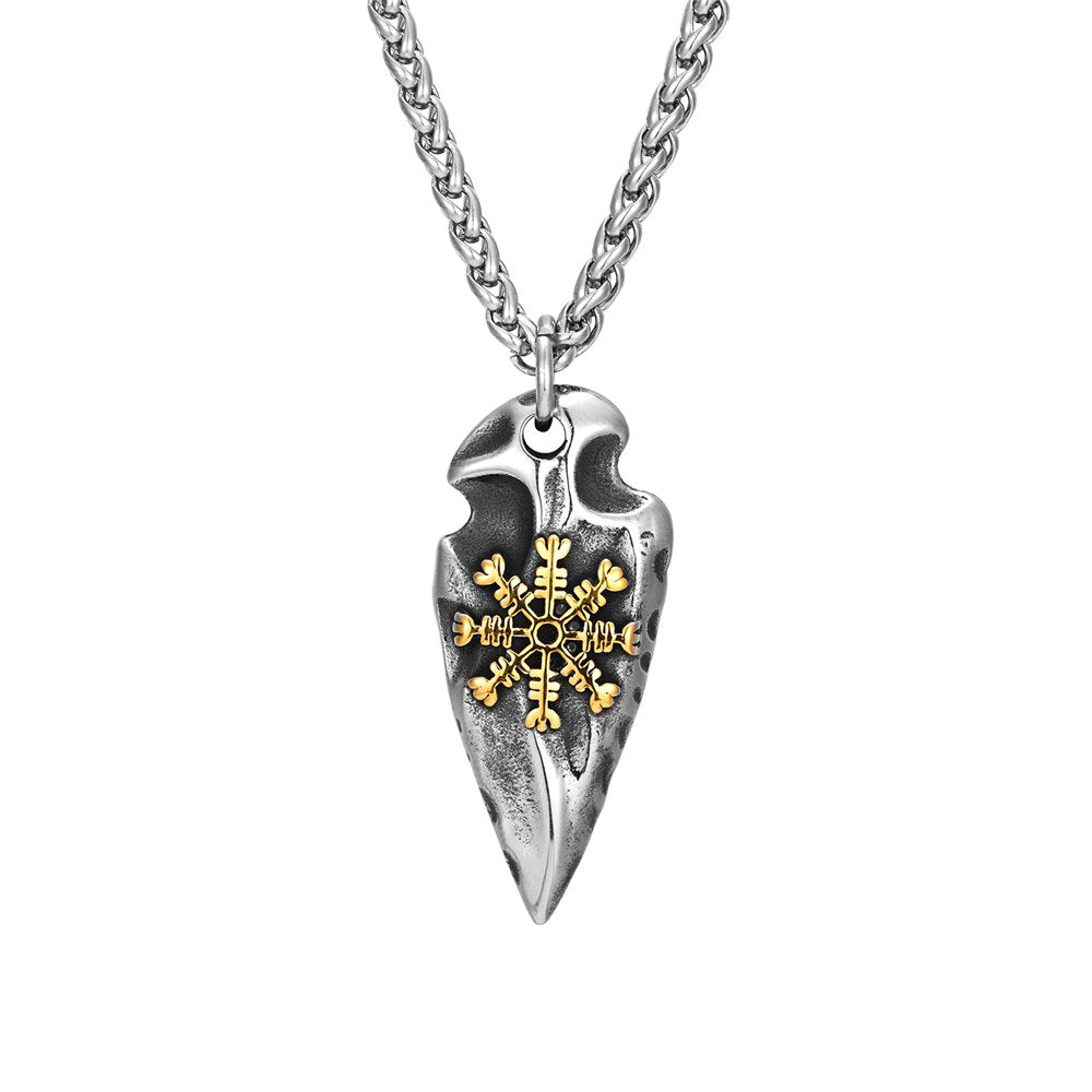 Viking Arrow Rune Necklace 1 Viking Arrow Rune Necklace