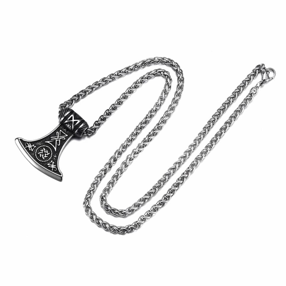 Viking Axe Stainless Steel - Strength Courage Viking Necklace 4 Viking Axe Stainless Steel - Strength Courage Viking Necklace - Image 4