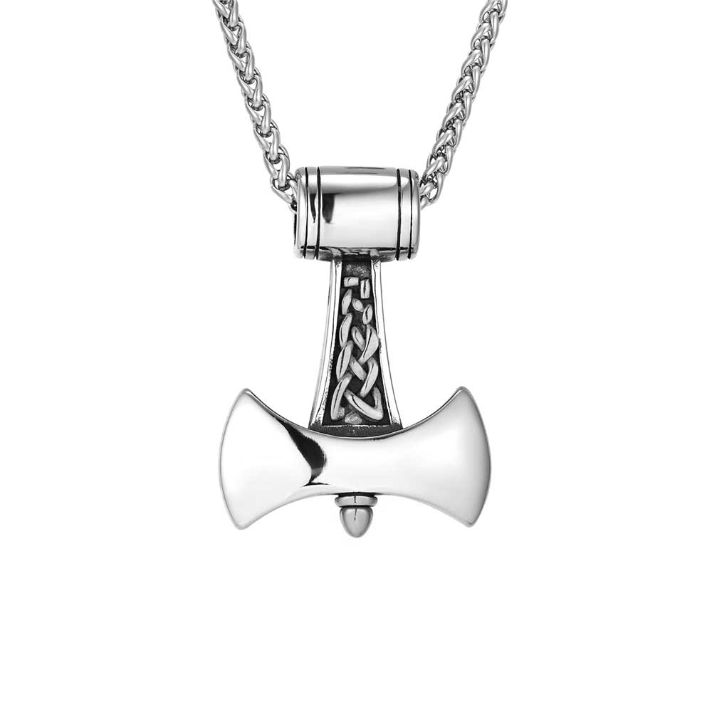 Viking Mjölnir - Thor's Weapon Stainless Steel Necklace 2 Viking Mjölnir - Thor's Weapon Stainless Steel Necklace - Image 2