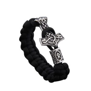 Viking Mjolnir Stainless Steel Bracelet