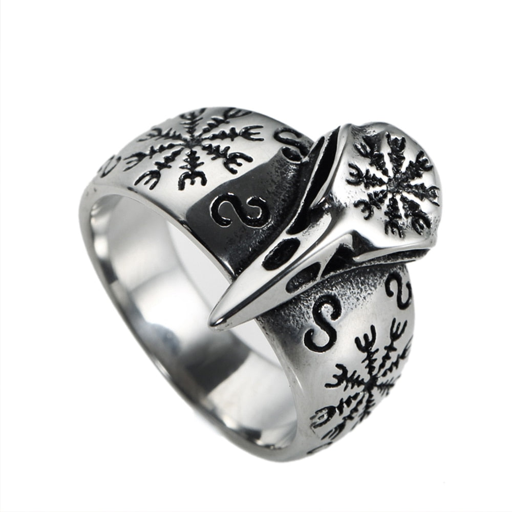Viking Skull Raven Ring 1 Viking Skull Raven Ring
