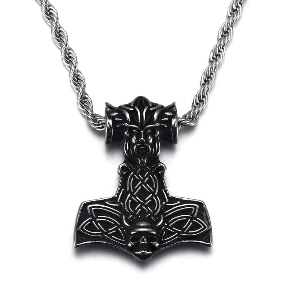 Viking Thor's Hammer Necklace 3 Viking Thor's Hammer Necklace - Image 3